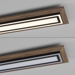 6142-79 PALMA LAMPA SUFITOWA DREWNO