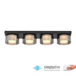 6164-18 RIKA LAMPA SUFITOWA CZARNY