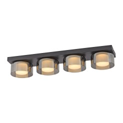 6164-18 RIKA LAMPA SUFITOWA CZARNY