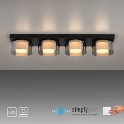 6164-18 RIKA LAMPA SUFITOWA CZARNY