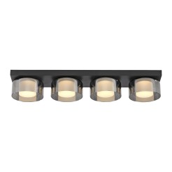 6164-18 RIKA LAMPA SUFITOWA CZARNY