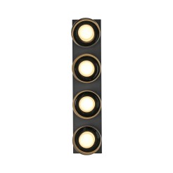 6164-18 RIKA LAMPA SUFITOWA CZARNY