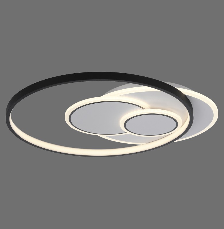 6392-16 MAILAK LAMPA SUFITOWA CZARNY/BIAŁY
