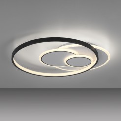 6392-16 MAILAK LAMPA SUFITOWA CZARNY/BIAŁY