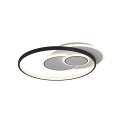 6392-16 MAILAK LAMPA SUFITOWA CZARNY/BIAŁY