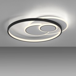 6392-16 MAILAK LAMPA SUFITOWA CZARNY/BIAŁY