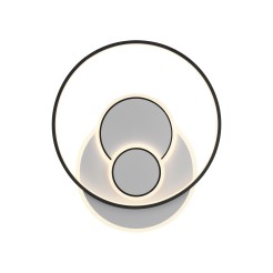 6392-16 MAILAK LAMPA SUFITOWA CZARNY/BIAŁY