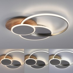 8328-79 PALMA LAMPA SUFITOWA DREWNO