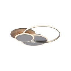 8328-79 PALMA LAMPA SUFITOWA DREWNO