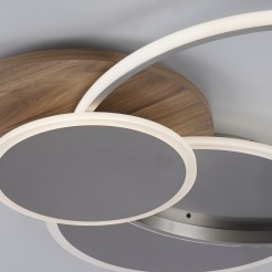 8328-79 PALMA LAMPA SUFITOWA DREWNO