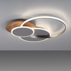 8328-79 PALMA LAMPA SUFITOWA DREWNO