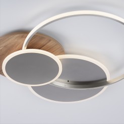 8328-79 PALMA LAMPA SUFITOWA DREWNO