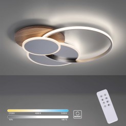 8328-79 PALMA LAMPA SUFITOWA DREWNO
