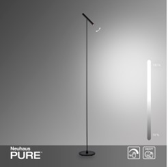 405-18 PURE TUTUA LAMPA PODŁOGOWA CZARNY