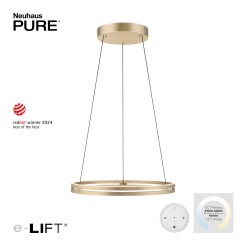 2551-60 PURE E-LOOP LAMPA WISZĄCA MATOWY MOSIĄDZ