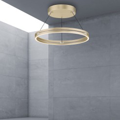 2551-60 PURE E-LOOP LAMPA WISZĄCA MATOWY MOSIĄDZ