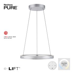 2551-95 PURE E-LOOP LAMPA WISZĄCA ALUMINIUM