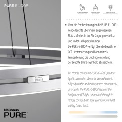 2551-95 PURE E-LOOP LAMPA WISZĄCA ALUMINIUM