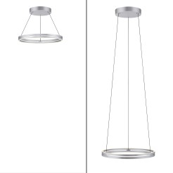 2551-95 PURE E-LOOP LAMPA WISZĄCA ALUMINIUM