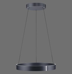 2561-15 PURE E-CLIPSE LAMPA WISZĄCA SZARY