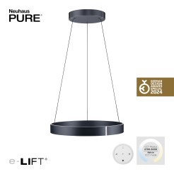 2561-15 PURE E-CLIPSE LAMPA WISZĄCA SZARY