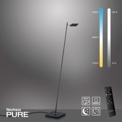 356-18 PURE MIRA LAMPA PODŁOGOWA ANTRACYT