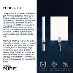 4356-18 PURE MIRA LAMPA STOŁOWA ANTRACYT