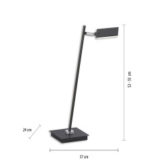4356-18 PURE MIRA LAMPA STOŁOWA ANTRACYT
