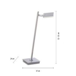 4356-95 PURE MIRA LAMPA STOŁOWA ALUMINIUM