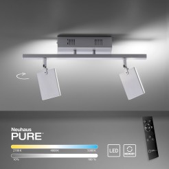 6354-95 PURE MIRA LAMPA SUFITOWA ALUMINIUM