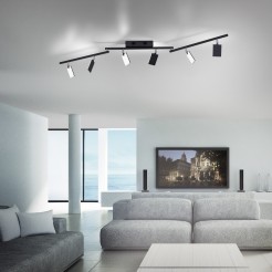 6358-18 PURE MIRA LAMPA SUFITOWA CZARNY