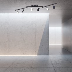 6358-18 PURE MIRA LAMPA SUFITOWA CZARNY