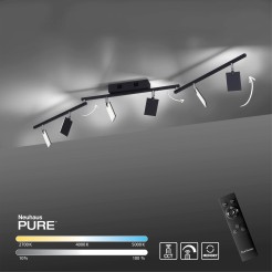 6358-18 PURE MIRA LAMPA SUFITOWA CZARNY