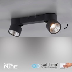 6452-18 PURE NOLA LAMPA SUFITOWA CZARNY
