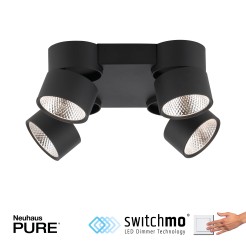 6454-18 PURE NOLA LAMPA SUFITOWA CZARNY