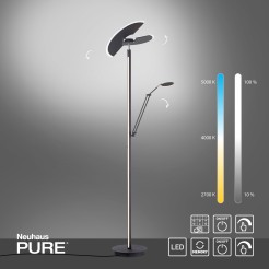 678-13 PURE MUTIL LAMPA PODŁOGOWA ANTRACYT