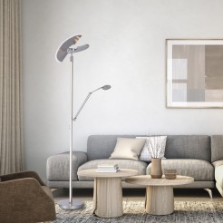 678-55 PURE MUTIL LAMPA PODŁOGOWA SREBRNY