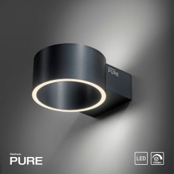 8561-15 PURE CLIPSE KINKIET SZARY