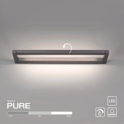 9113-15 PURE PURO KINKIET SZARY
