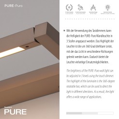 9114-97 PURE PURO KINKIET BRĄZOWY