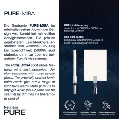 9353-95 PURE MIRA KINKIET ALUMINIUM