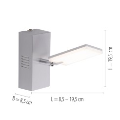 9353-95 PURE MIRA KINKIET ALUMINIUM