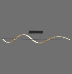6385-13 Q-SWING LAMPA SUFITOWA ANTRACYT/MOSIĄDZ