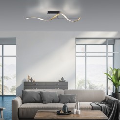 6385-13 Q-SWING LAMPA SUFITOWA ANTRACYT/MOSIĄDZ