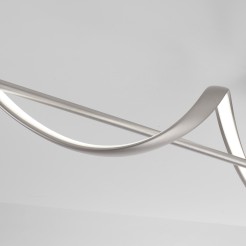 6385-55 Q-SWING LAMPA SUFITOWA SREBRNY