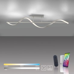 6385-55 Q-SWING LAMPA SUFITOWA SREBRNY