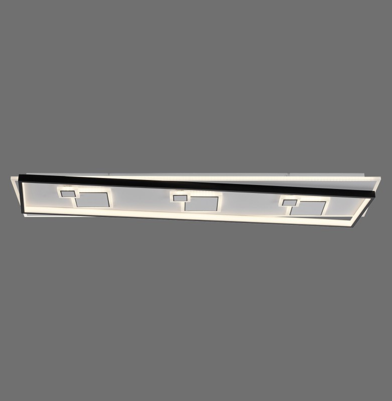 6391-16 MAILAK LAMPA SUFITOWA CZARNY/BIAŁY