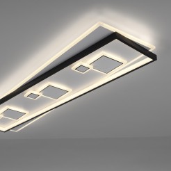 6391-16 MAILAK LAMPA SUFITOWA CZARNY/BIAŁY