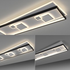 6391-16 MAILAK LAMPA SUFITOWA CZARNY/BIAŁY