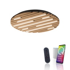 6421-79 Q-AKUSTIK LAMPA SUFITOWA/KINKIET DREWNO